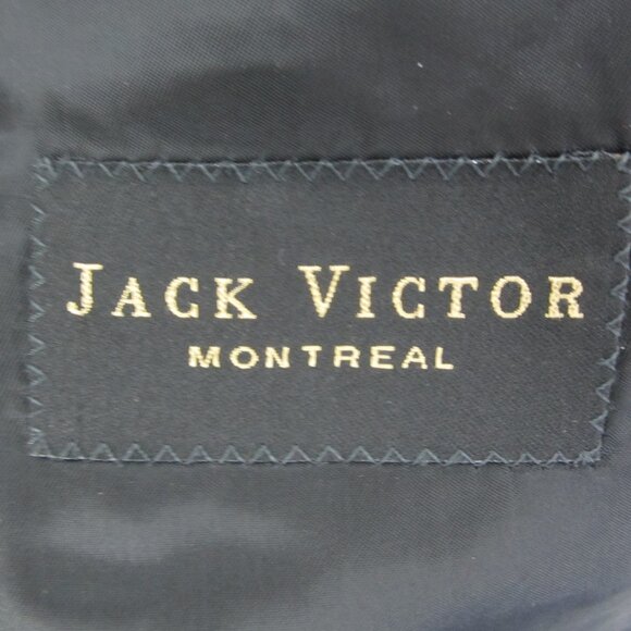 Jack Victor Sport Coat Mens 48L Black Loro Piana Italy 100% Cashmere Blazer - Picture 7 of 15